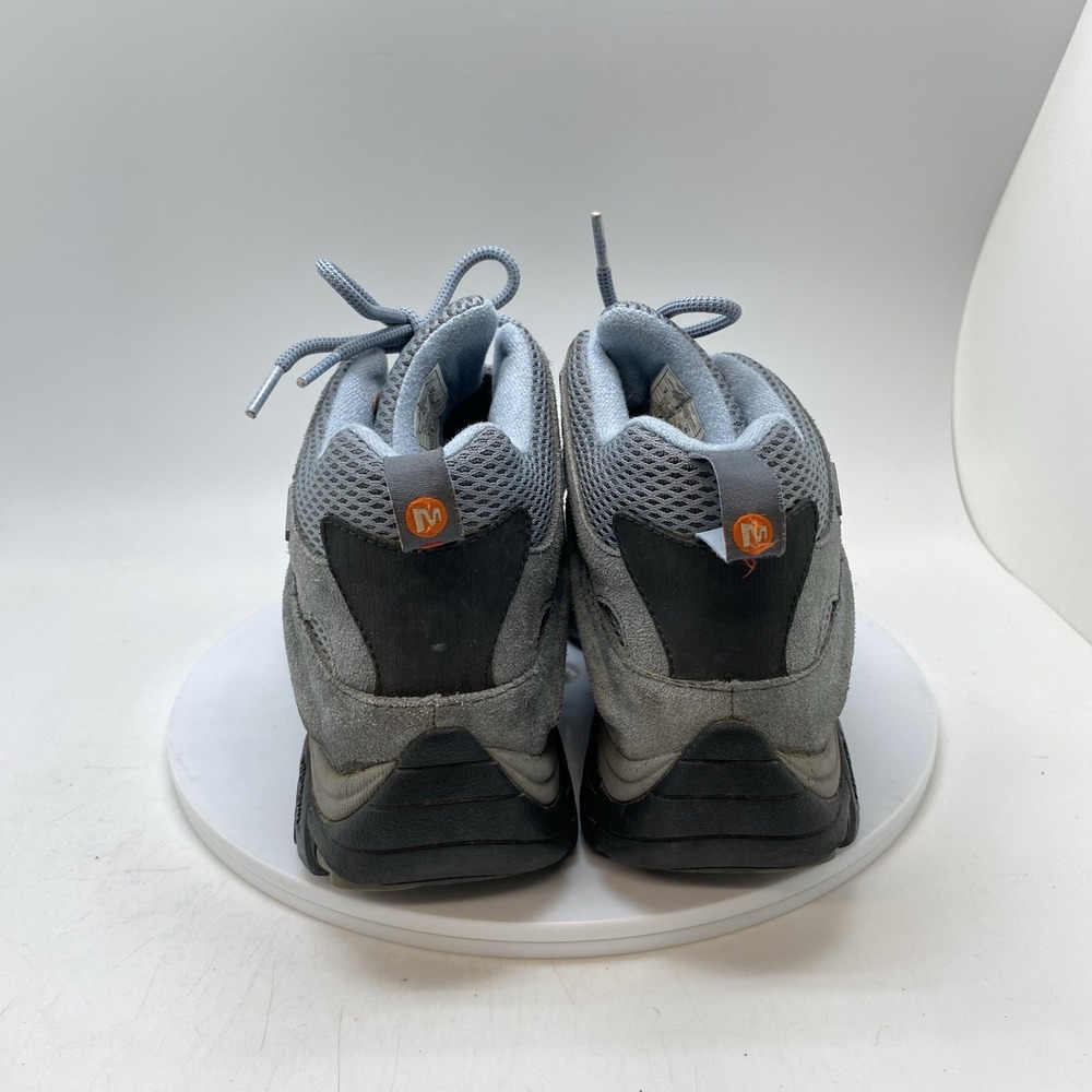 Merrell Women's Light Gray and Black Trail Hiking Boots - Picture 4 of 10